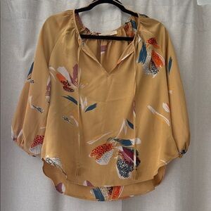 Red Dress Boutique Floral Print Women's Top Size S